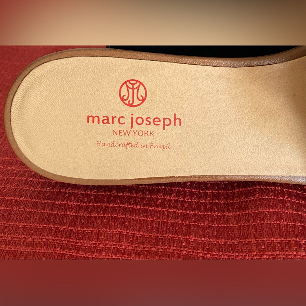 NWT..WOMENS MARC JOSEPH LEATHER SLIDE SANDALS - Picture 7 of 11